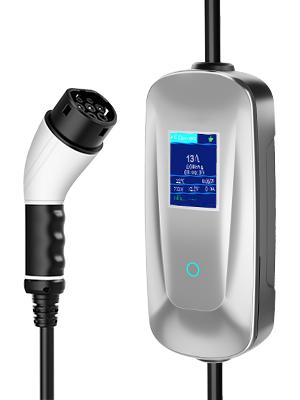 10A Wielka Brytania 3 PIN Plug To Type 1/ Type 2 EV Charging Station Wallbox Portable For EV / PHEV 6