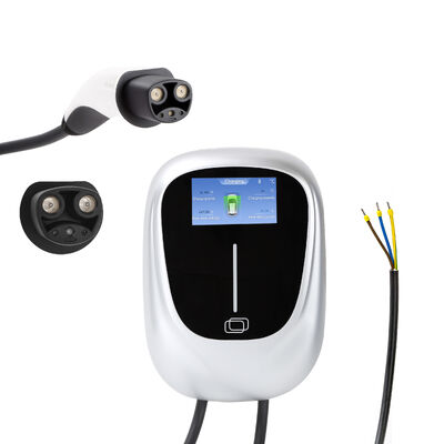 GBT Standard WALLBOX Pulsar Plus Ładowarka pojazdów elektrycznych Przymocowany kabel 5m Typ 2 1,4 do 7,4kW Wi-Fi Bluetooth jednofazowy